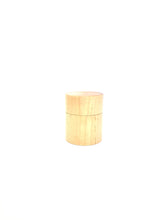 Load image into Gallery viewer, Japanese Handcrafted Wooden Mini Tea Caddy Cherry - 桜のミニ茶筒ナチュラル 6.5cm