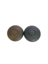 Load image into Gallery viewer, Japanese Handcrafted Wooden Iron Dyed Dual Coloured Small Bowl Cherry 15cm-  桜外側鉄染め小鉢