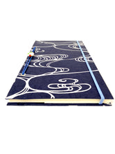 Load image into Gallery viewer, Japanese Washi Hand Printed Memory Book Water - 思い出帳 水