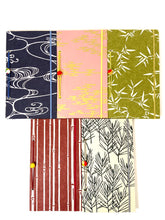 Load image into Gallery viewer, Japanese Washi Hand Printed Memory Book Pine - 思い出帳 松
