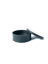 Load image into Gallery viewer, Japanese Handcrafted Wooden Rounded Container Iron Dyed Chestnut - 栗の蓋物 低  鉄染め 10cm (4cm height)