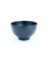 Load image into Gallery viewer, Japanese Lacquered Miso Soup Bowl - 漆塗り渕布汁椀