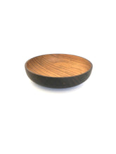 Load image into Gallery viewer, Japanese Handcrafted Wooden Iron Dyed Dual Coloured Small Bowl Chestnut 15cm-  栗外側鉄染め小鉢