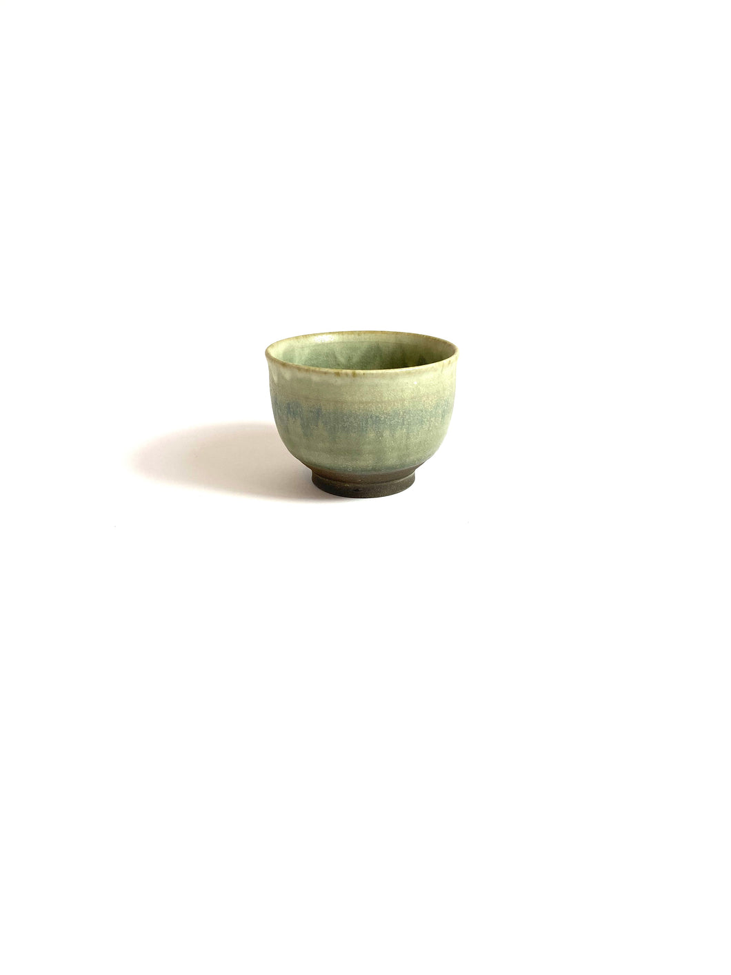 Japanese Ceramic Ash Glazed Tea Cup - 彩色灰釉湯呑み
