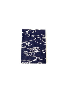 Japanese Washi Hand Printed Notebook A5 Bamboo Leaf - 和綴じノートA5 笹
