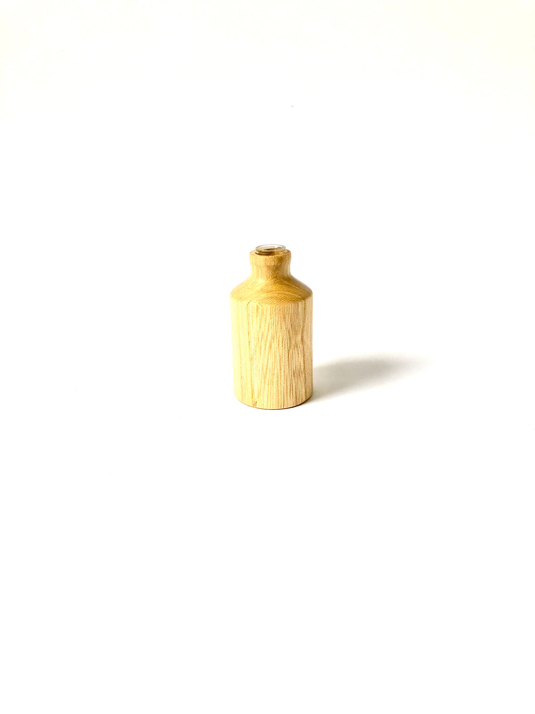 Japanese Handcrafted Wooden Miniature Vase Cherry Tree - 桜のチビ輪挿し