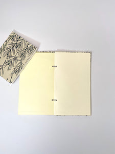 Japanese Washi Hand Printed Memory Book Pine - 思い出帳 松