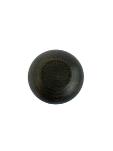 Japanese Handcrafted Wooden Iron Dyed Dual Coloured Bowl Chestnut