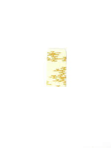 Japanese Washi Hand Printed Mini Envelopes Gold Cloud