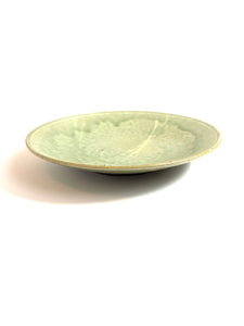 Japanese Ceramic Ash Glazed Plate 24cm - 彩色灰釉８寸皿