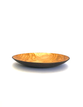 Load image into Gallery viewer, Japanese Handcrafted Wooden Iron Dyed Dual Coloured Bowl Cherry 