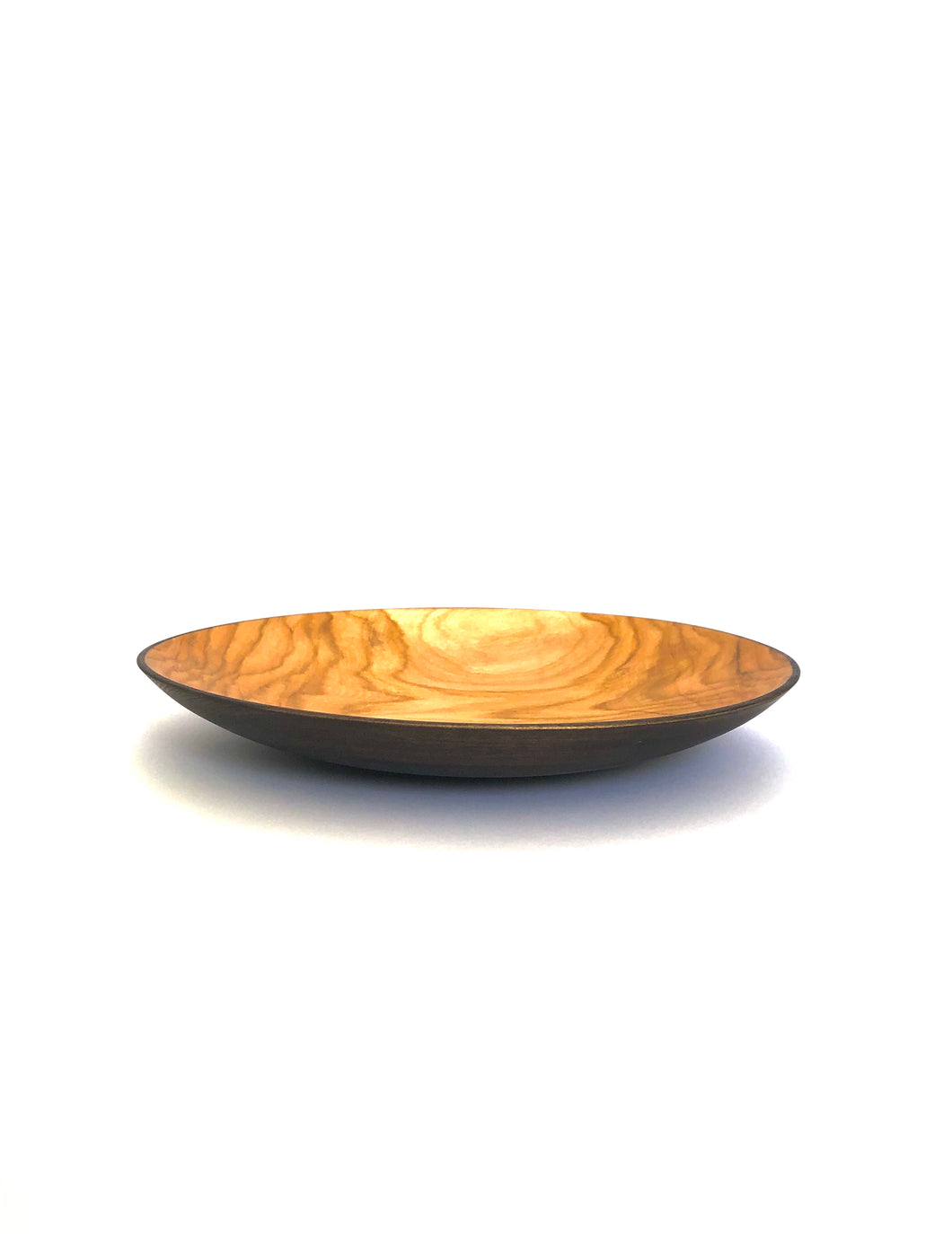 Japanese Handcrafted Wooden Iron Dyed Dual Coloured Bowl Cherry 