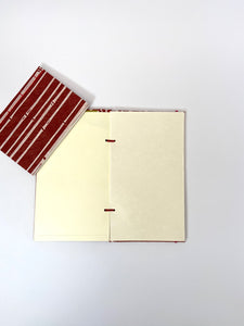 Japanese Washi Hand Printed Memory Book Bamboo - 思い出帳 竹