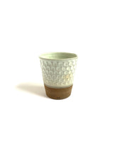 Load image into Gallery viewer, Japanese Ceramic Tea Cup Uroko - 粉引フリーカップ鱗柄