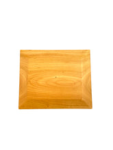 Load image into Gallery viewer, Japanese Handcrafted Wooden Rectangular Plate Cherry - 桜の手彫り角皿30x25cm