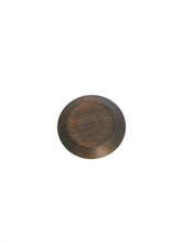Load image into Gallery viewer, Japanese Handcrafted Wooden Iron Dyed Rim Plate Cherry 18cm -  染めリムプレート