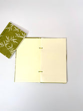 Load image into Gallery viewer, Japanese Washi Hand Printed Memory Book Bamboo Leaf - 思い出帳 笹