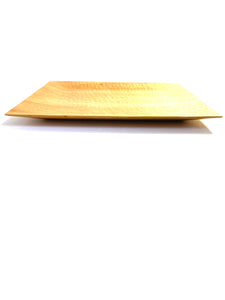 Japanese Handcrafted Wooden Rectangular Plate Cherry