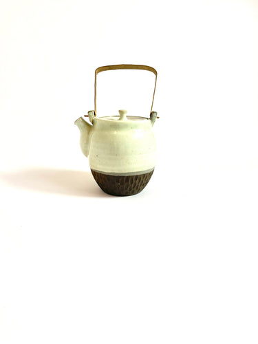 Japanese Ceramic Dobin Tea Pot Uroko