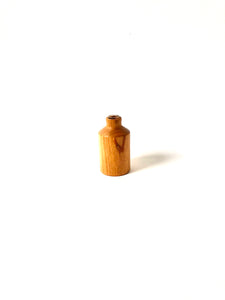 Japanese Handcrafted Wooden Miniature Vase Castor Aralia Tree- 栓のチビ輪挿し