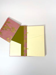 Japanese Washi Hand Printed Memory Book Cloud - 思い出帳 雲