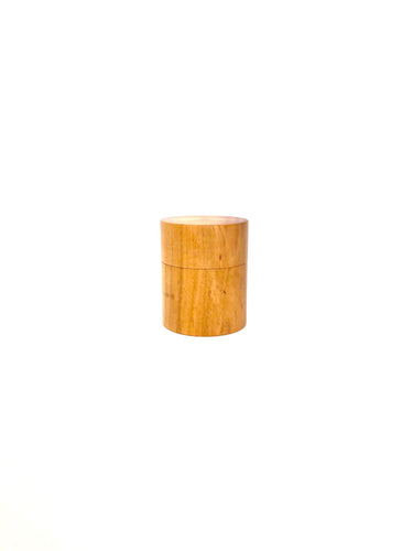 Japanese Handcrafted Wooden Mini Tea Caddy Cherry