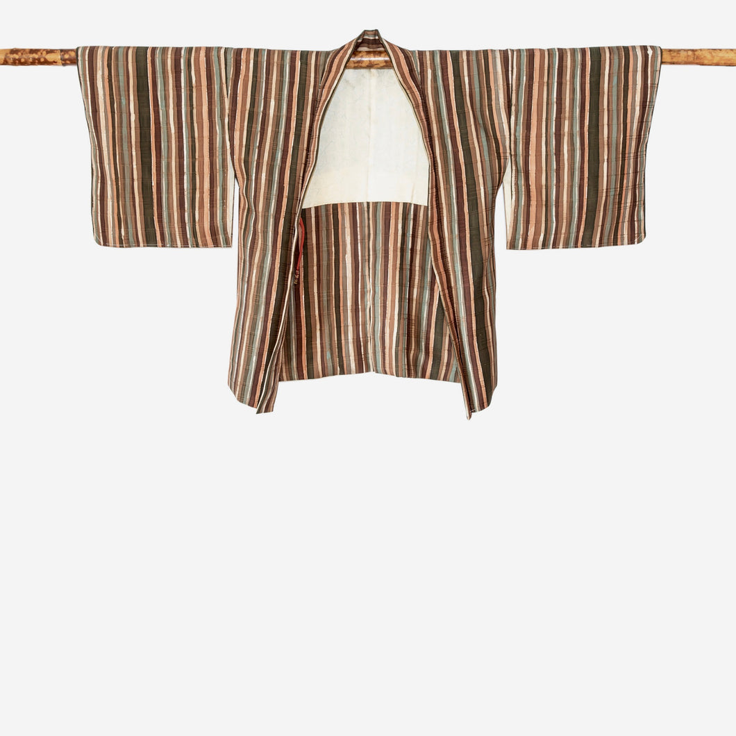 Vintage Japanese Silk Kimono Haori Jacket