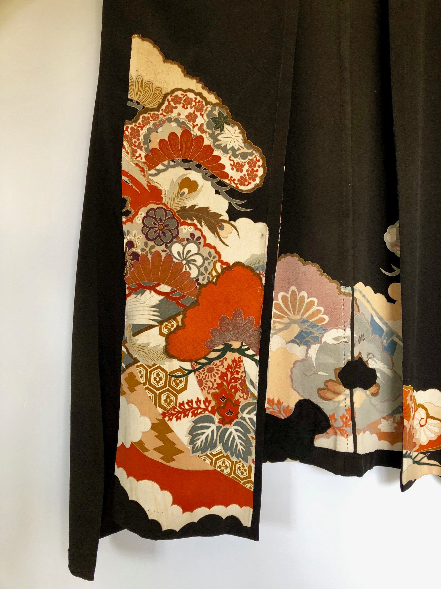 Bespoke Upcycled Vintage Shearling Kimono Jacket 