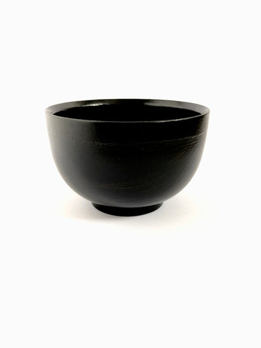Japanese black laquer bowl